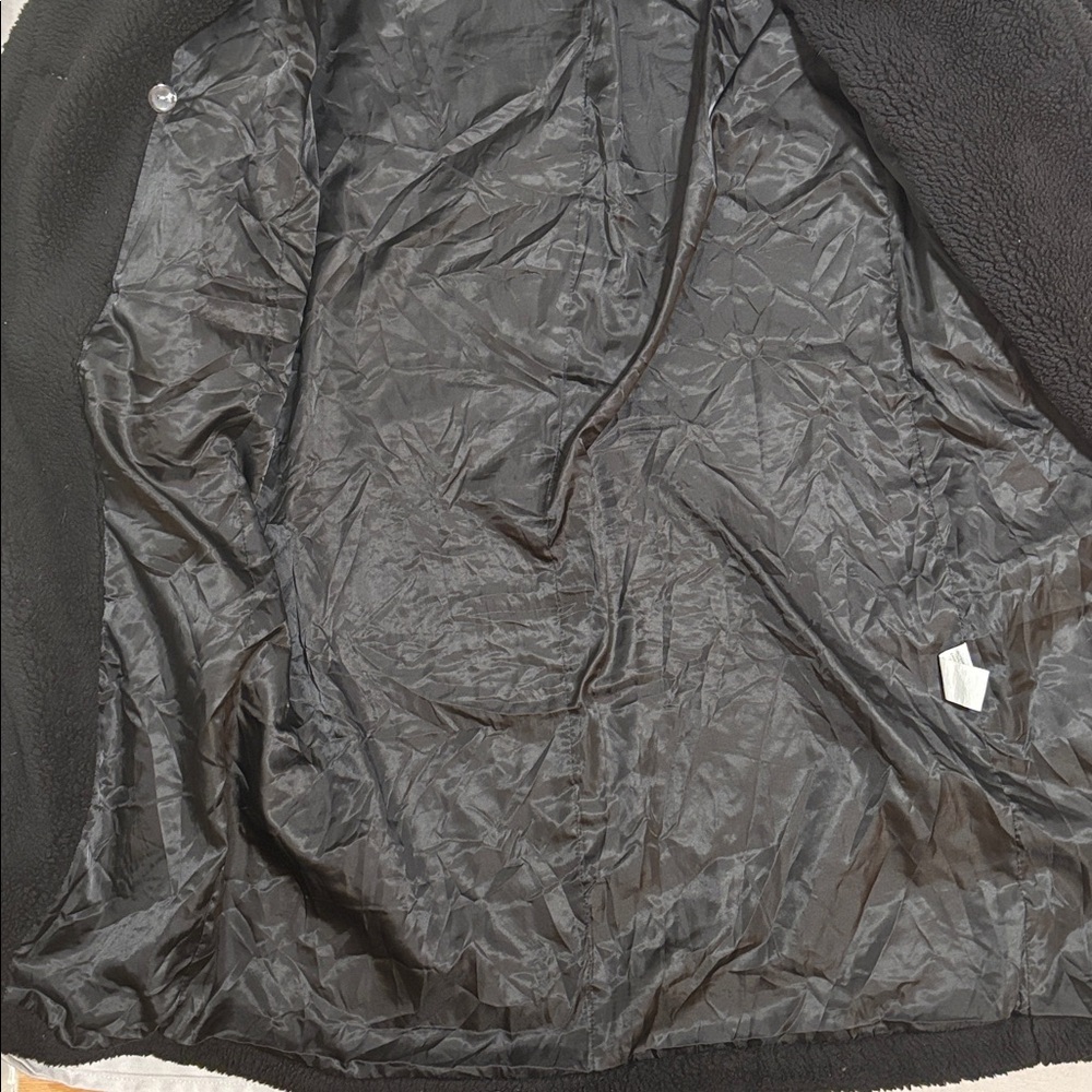 Black Faux Fur Coat - Picture 4 of 5